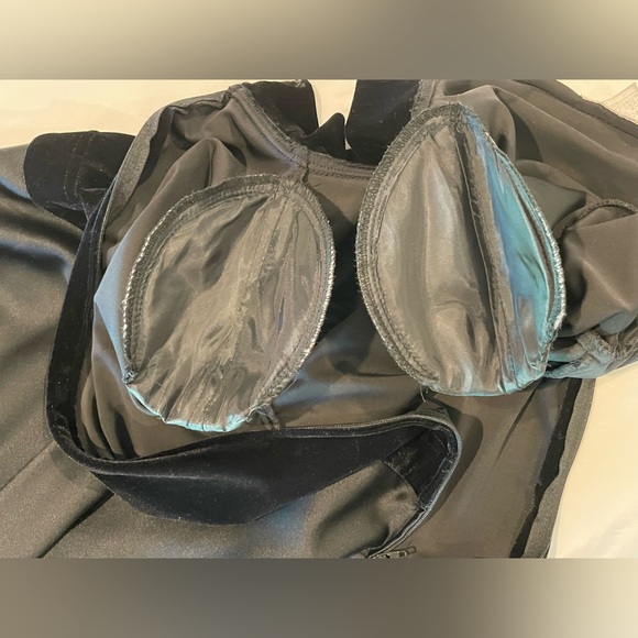 VINTAGE 90s Y2K Cache Velvet Satin Gown Dress - Picture 7 of 10